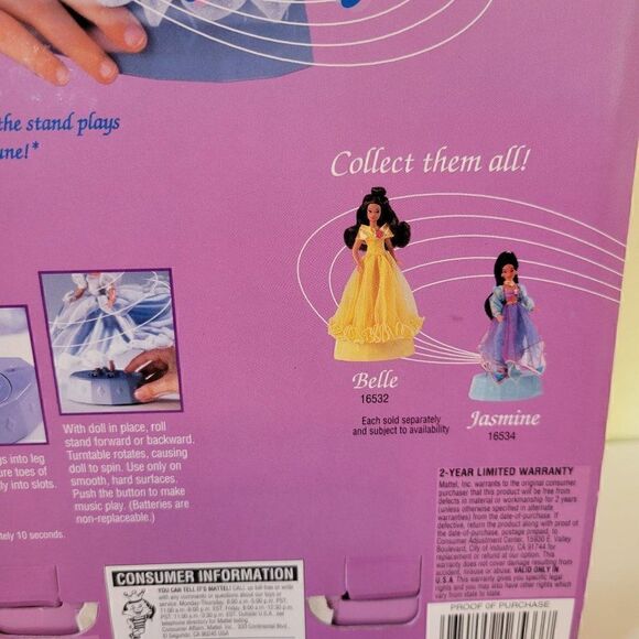 Disney Dancing Princess Vintage Collection - Jasmine Aladdin - Picture 4 of 6